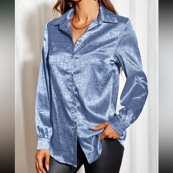 Luxe jacquard button down shirt - Picture 4 of 6